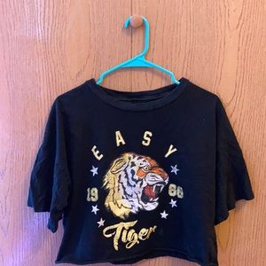 1986 Tiger crop top